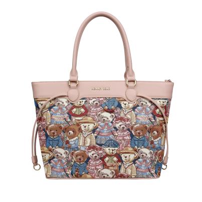 Henney Bear Shopper rosa/multicolor