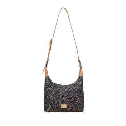 Henney Bear Umhängetasche camel/schwarz