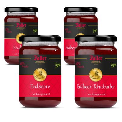 Frühlingsset Erdbeer-Rhabarber 4er