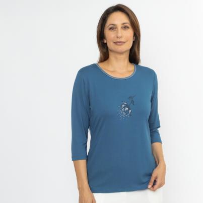 RÖSSLER SELECTION Damen-Shirt petrol
