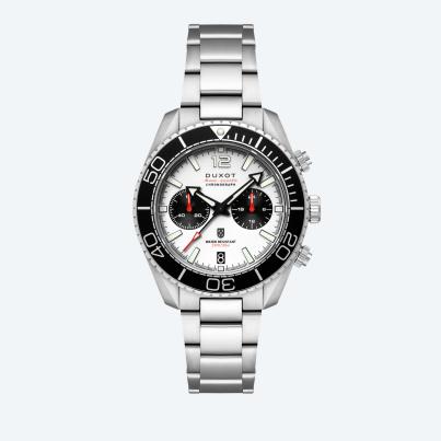 DUXOT Chronograph "Tiburon" schwarz-weiß