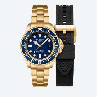 DUXOT Automatikuhr "Atlantica Deep Dive" + Band