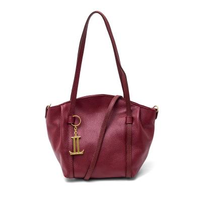 Luca Lorenzo Schultertasche bordeaux