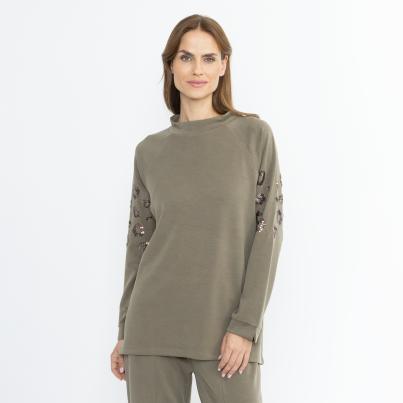 Lounge Collection by H. S. Sweatshirt khaki