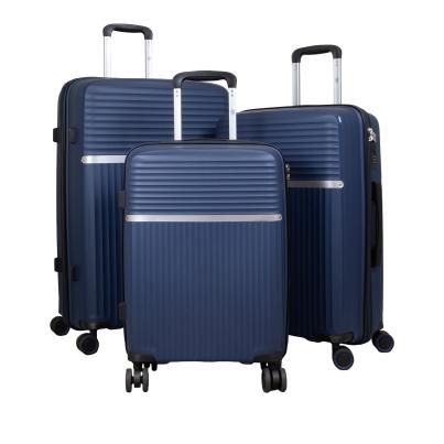 3-teiliges PP-Hartschalenkofferset 'Trento' blau