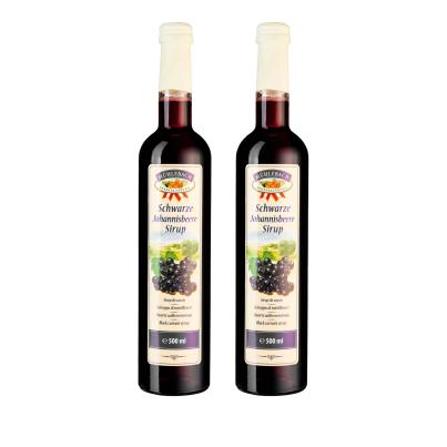 Schwarze Johannisbeere Sirup 2er Set