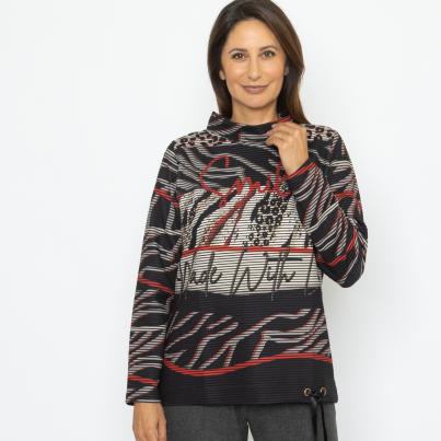 Lounge Collection by H. S. Sweatshirt multicolor
