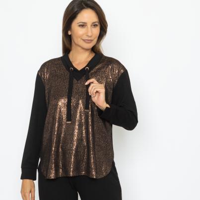 Lounge Collection by Heike S. Sweatshirt schwarz