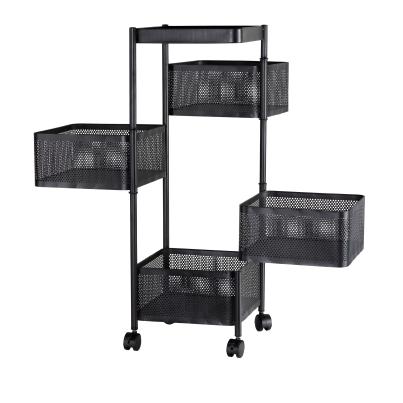Küchentrolley, 4 Ebenen