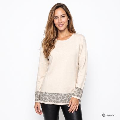 Kernig by Sarah Kern Pullover Leo beige melange