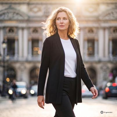 TRENDS by J. Leibfried Shirtjacke schwarz