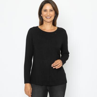 TRENDS by J. Leibfried Shirt schwarz