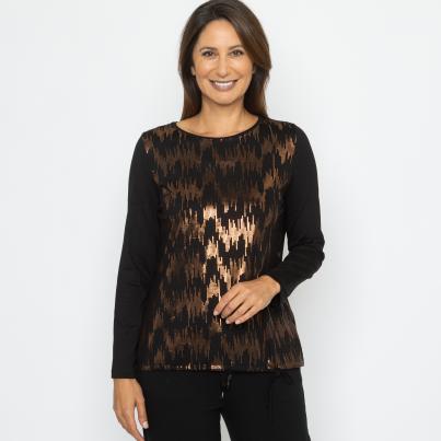 Lounge Collection by H. Schuberth Shirt schwarz