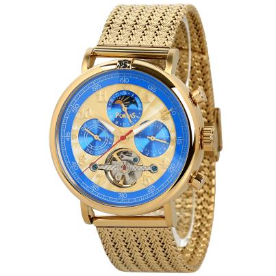 PortaS Herren-Automatikuhr "Spreetal", blau