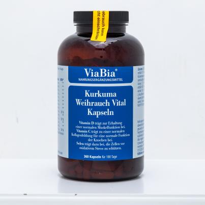 ViaBia Kurkum Weihrauch Komplex 360 Kapseln