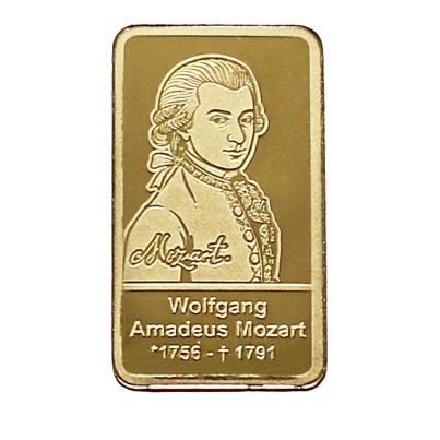 Goldbarren Wolfgang Amadeus Mozart  1/200 oz.