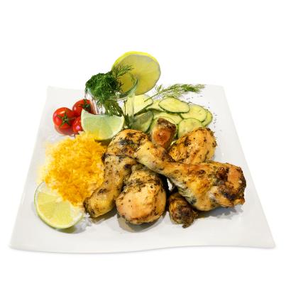 Hähnchenkeulen Kräuter-Limette