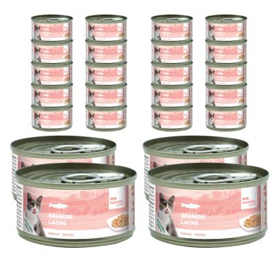 Bubi Nature Katze Lachs, 24x 70g