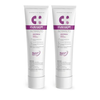 CURASEPT Biosmalto sensitive Zahnpasta 2x75ml