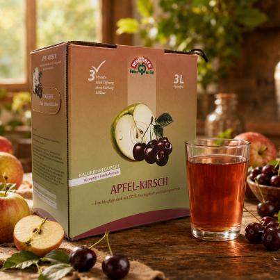 Apfel-Kirsch-Getränk