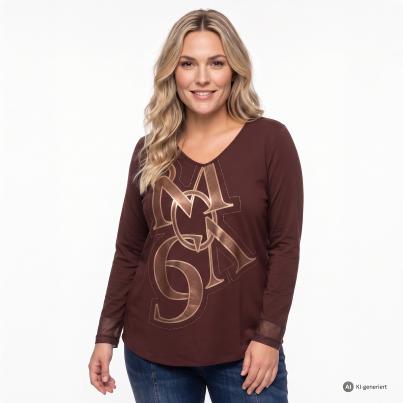 sophistical Women Shirt dunkelbraun