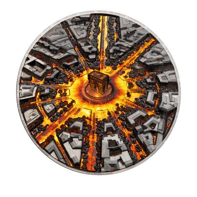Silbermünze Ville De Nuit Paris 3 oz. Silber .9999