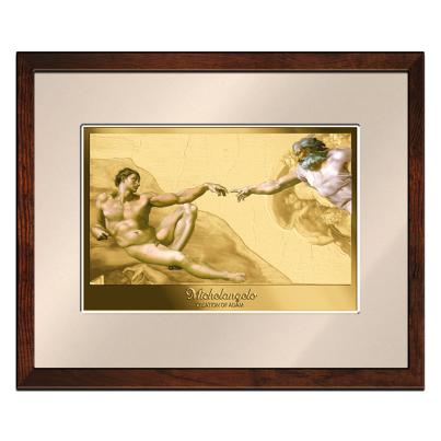 Michelangelo Bild im Rahmen "The Creation of Adam"