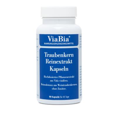 ViaBia Traubenkern Reinextrakt  90 Kapseln