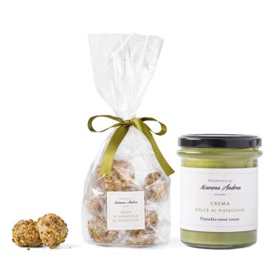 Pistazien Set mit Gebäck und Aufstrich