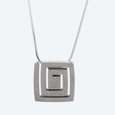 Anhänger mit Kette Titan