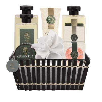 AURORA GREEN TEA Pflege-Set 8-teilig