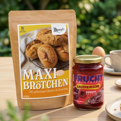 Marcel´s Better Food-Frische Brötchen&Sauerkirsch