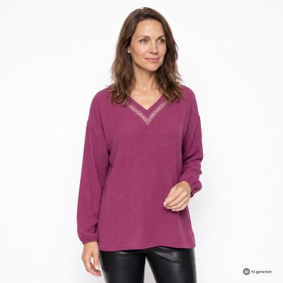 KERNIG by Sarah Kern Blusenshirt  beere