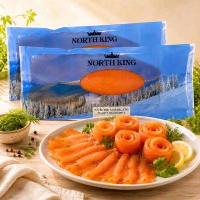 North King Lachs geschnitten 1 kg