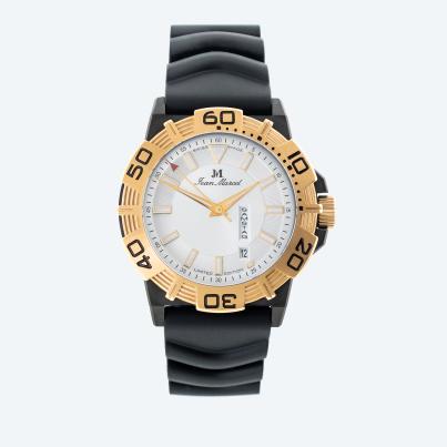 Jean Marcel Automatikuhr "Mythos II" schwarz/rosé