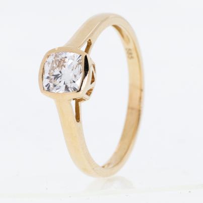 Christian Materne Ring 585 Gelbgold LG Diamant