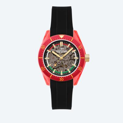 DDM Automatikuhr "Ortona" rot