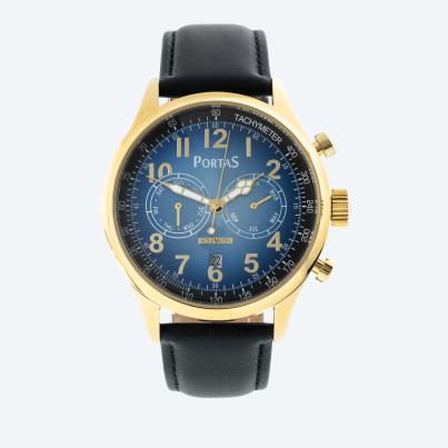 PortaS Herren-Automatikuhr "Rheticus", IPG, blau