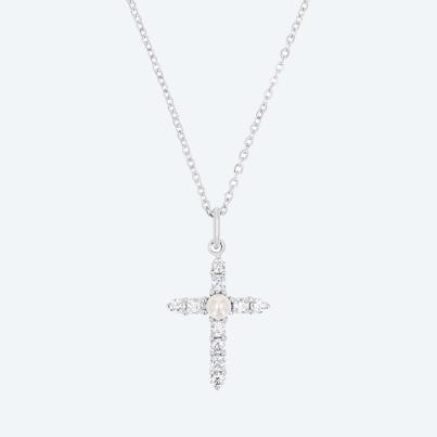 amor Kreuz-Anhänger mit Kette 925 Silber