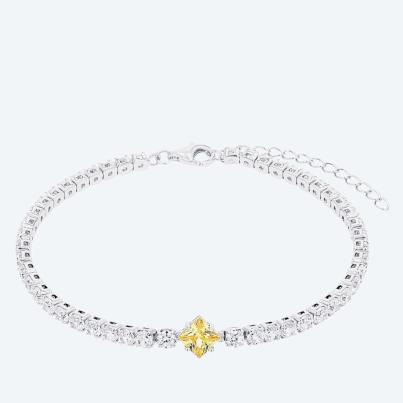 amor Armband 925 Silber rhodiniert Zirkonia