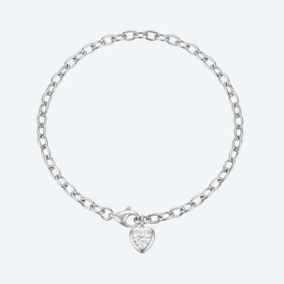 amor Armband 925 Silber rhodiniert Zirkonia