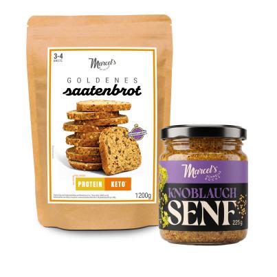 Marcel´s Better Food-4+1 Saatenbrote & Senf-Pake