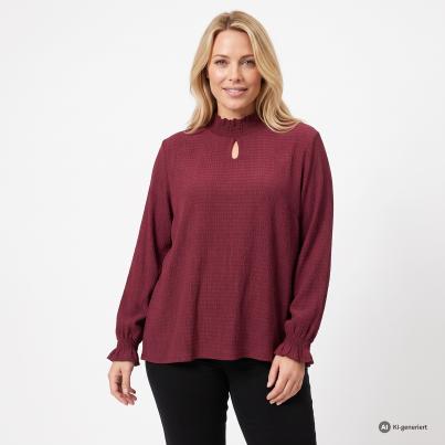 sophistical Women Blusenshirt bordeaux