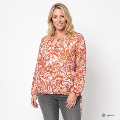 sophistical Women Shirt orange/rosa