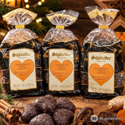Schokoladenlebkuchen - Herz m. Aprikosenfüllung