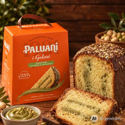 Panettone mit Pistaziencreme