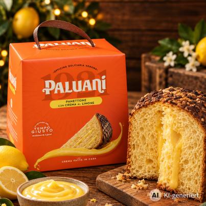 Panettone mit Zitronencreme