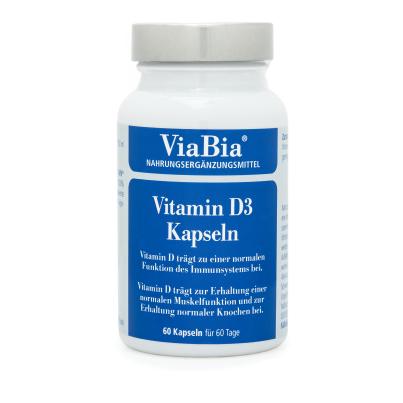 ViaBia Vitamin D3 60 Kapseln