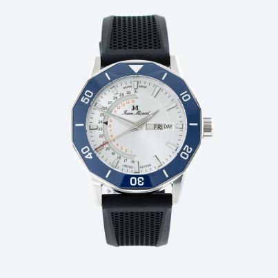 Jean Marcel Herrenuhr Tropical Diver silberfarben