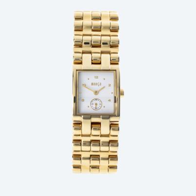 MANGO Damenuhr, Quarz, Gliederarmband, goldfarben
